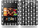 Skull and Crossbones Pattern Decal Style Skin fits Amazon Kindle Fire HD 8.9 inch