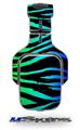Rainbow Zebra Decal Style Skin (fits Tritton AX Pro Gaming Headphones - HEADPHONES NOT INCLUDED) 