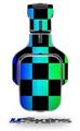 Rainbow Checkerboard Decal Style Skin (fits Tritton AX Pro Gaming Headphones - HEADPHONES NOT INCLUDED) 