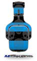 Skull Stripes Blue Decal Style Skin (fits Tritton AX Pro Gaming Headphones - HEADPHONES NOT INCLUDED) 