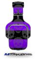 Skull Stripes Purple Decal Style Skin (fits Tritton AX Pro Gaming Headphones - HEADPHONES NOT INCLUDED) 