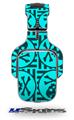 Skull Patch Pattern Blue Decal Style Skin (fits Tritton AX Pro Gaming Headphones - HEADPHONES NOT INCLUDED) 