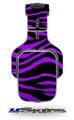 Purple Zebra Decal Style Skin (fits Tritton AX Pro Gaming Headphones - HEADPHONES NOT INCLUDED) 