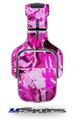 Pink Plaid Graffiti Decal Style Skin (fits Tritton AX Pro Gaming Headphones - HEADPHONES NOT INCLUDED) 