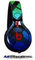 WraptorSkinz Skin Decal Wrap compatible with Beats Mixr Headphones Rainbow Plaid Skin Only (HEADPHONES NOT INCLUDED)