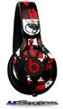 WraptorSkinz Skin Decal Wrap compatible with Beats Mixr Headphones Checker Graffiti Skin Only (HEADPHONES NOT INCLUDED)