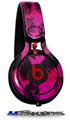 WraptorSkinz Skin Decal Wrap compatible with Beats Mixr Headphones Pink Distressed Leopard Skin Only (HEADPHONES NOT INCLUDED)
