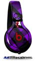 WraptorSkinz Skin Decal Wrap compatible with Beats Mixr Headphones Purple Plaid Skin Only (HEADPHONES NOT INCLUDED)