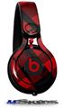 WraptorSkinz Skin Decal Wrap compatible with Beats Mixr Headphones Red Plaid Skin Only (HEADPHONES NOT INCLUDED)