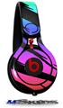 WraptorSkinz Skin Decal Wrap compatible with Beats Mixr Headphones Tiger Rainbow Skin Only (HEADPHONES NOT INCLUDED)