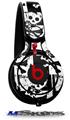 WraptorSkinz Skin Decal Wrap compatible with Beats Mixr Headphones Skull Checker Skin Only (HEADPHONES NOT INCLUDED)
