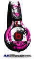 WraptorSkinz Skin Decal Wrap compatible with Beats Mixr Headphones Pink Graffiti Skin Only (HEADPHONES NOT INCLUDED)