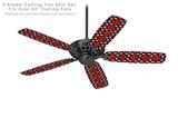 Goth Punk Skulls - Ceiling Fan Skin Kit fits most 52 inch fans (FAN and BLADES SOLD SEPARATELY)
