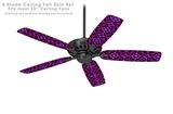 Pink Floral - Ceiling Fan Skin Kit fits most 52 inch fans (FAN and BLADES SOLD SEPARATELY)