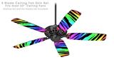 Tiger Rainbow - Ceiling Fan Skin Kit fits most 52 inch fans (FAN and BLADES SOLD SEPARATELY)