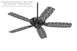 Gothic Punk Pattern - Ceiling Fan Skin Kit fits most 52 inch fans (FAN and BLADES SOLD SEPARATELY)