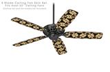 Leave Pattern 1 Brown - Ceiling Fan Skin Kit fits most 52 inch fans (FAN and BLADES SOLD SEPARATELY)