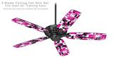 Pink Graffiti - Ceiling Fan Skin Kit fits most 52 inch fans (FAN and BLADES SOLD SEPARATELY)