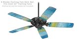 Landscape Abstract Beach - Ceiling Fan Skin Kit fits most 52 inch fans (FAN and BLADES SOLD SEPARATELY)