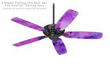 Painting Purple Splash - Ceiling Fan Skin Kit fits most 52 inch fans (FAN and BLADES SOLD SEPARATELY)