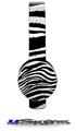 Zebra Decal Style Skin (fits Sol Republic Tracks Headphones - HEADPHONES NOT INCLUDED) 