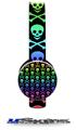 Skull and Crossbones Rainbow Decal Style Skin (fits Sol Republic Tracks Headphones - HEADPHONES NOT INCLUDED) 