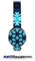 Abstract Floral Blue Decal Style Skin (fits Sol Republic Tracks Headphones - HEADPHONES NOT INCLUDED) 