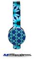 Daisies Blue Decal Style Skin (fits Sol Republic Tracks Headphones - HEADPHONES NOT INCLUDED) 