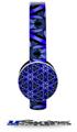 Daisy Blue Decal Style Skin (fits Sol Republic Tracks Headphones - HEADPHONES NOT INCLUDED) 
