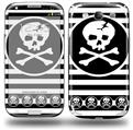 Skull Patch - Decal Style Skin (fits Samsung Galaxy S III S3)