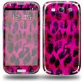 Pink Distressed Leopard - Decal Style Skin (fits Samsung Galaxy S III S3)