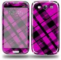Pink Plaid - Decal Style Skin (fits Samsung Galaxy S III S3)