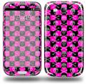 Skull and Crossbones Checkerboard - Decal Style Skin (fits Samsung Galaxy S III S3)