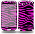 Pink Zebra - Decal Style Skin (fits Samsung Galaxy S III S3)