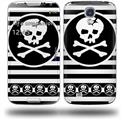 Skull Patch - Decal Style Skin (fits Samsung Galaxy S IV S4)